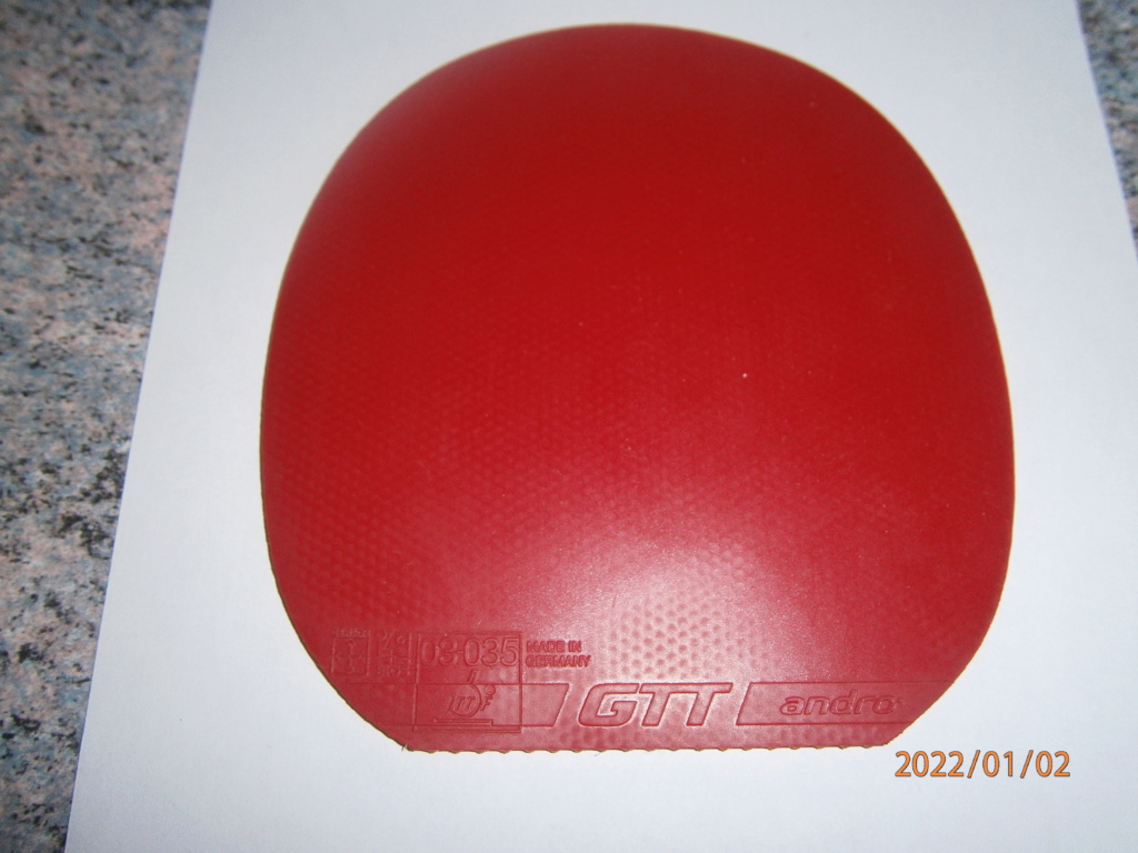 revêtement ANDRO GTT45 rouge 1.8mm'servi 1H pour essai bois P1020113