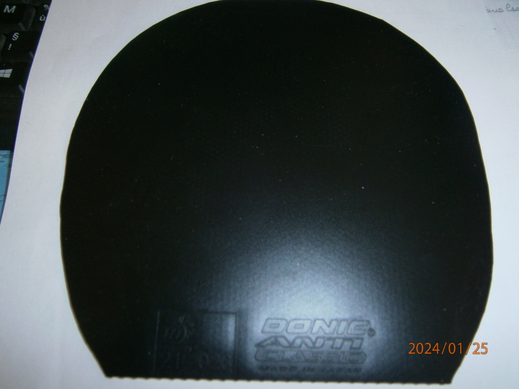 Anti Classic Donic noir 1.5mm grande palette(servi1H)Neuf P1250212