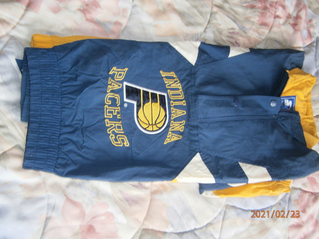 Veste STARTER PACERS NBA INDIANA  Authentics T:M neuve VENDU P2230222