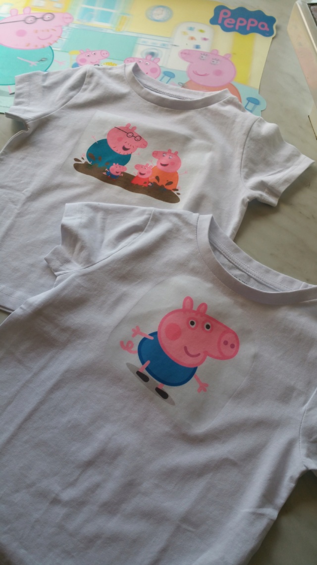 Transferts sur tissu Peppa pig  20180611