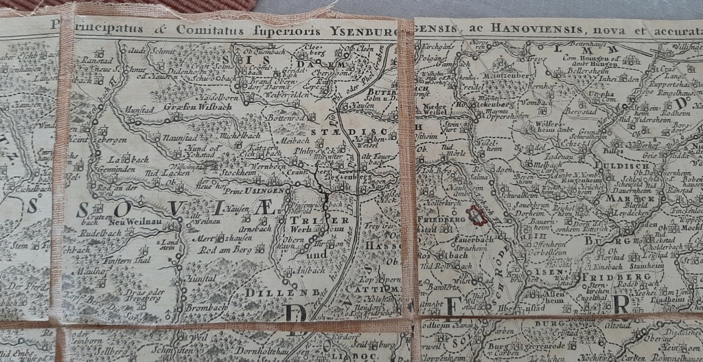 Cartes topographiques utilisées sous le 1er Empire Carte612