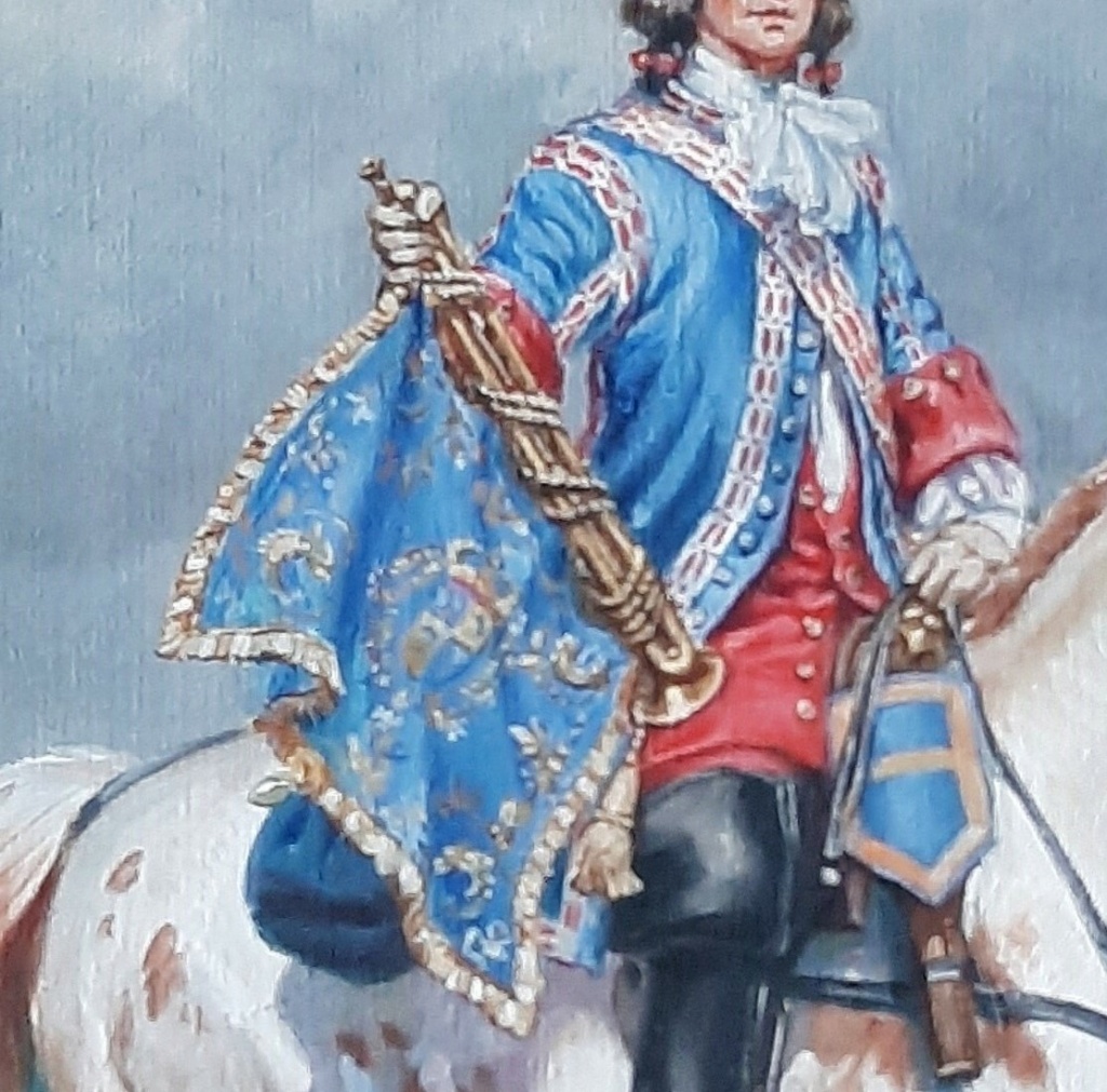 Trompette de Dauphin cavalerie 1695 Dauphi13