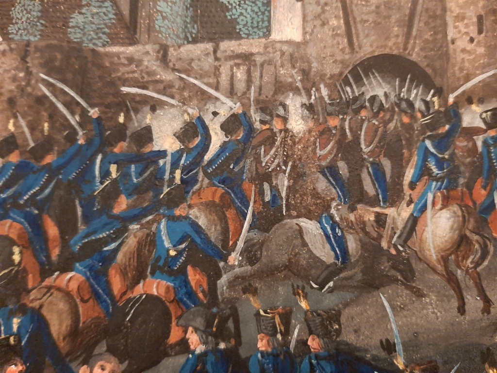 Scène de combat XVIIIème siècle BIS Tauber12