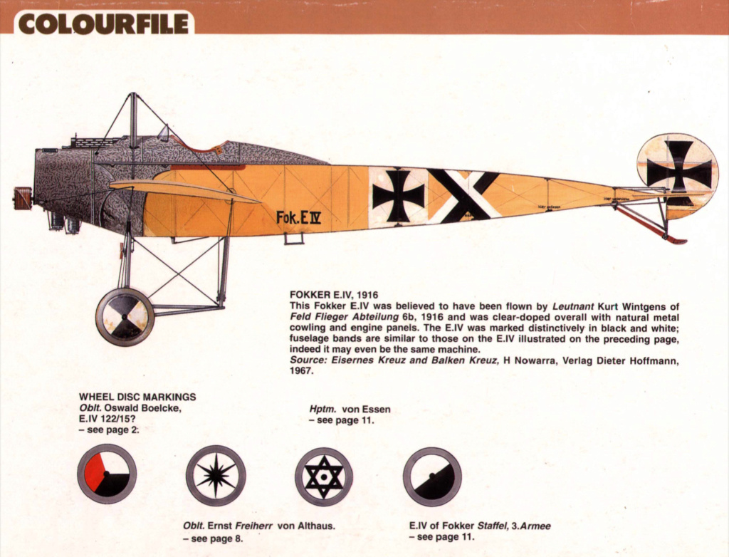 FOKKER Eindecker E.I / E.III / E.IV 06daf510