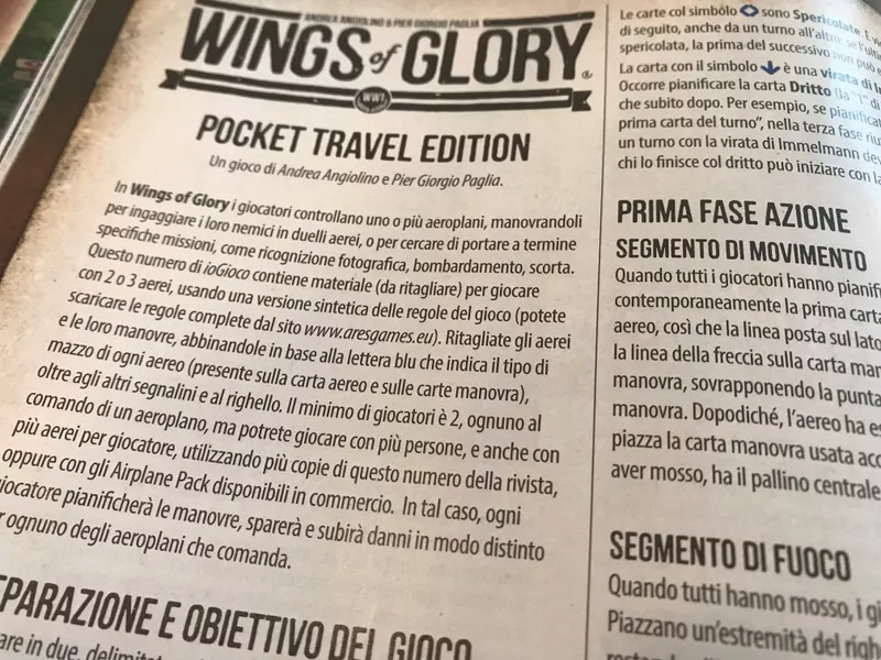 Wings of Glory Pocket Travel Edition (en Italien) 8f31a710