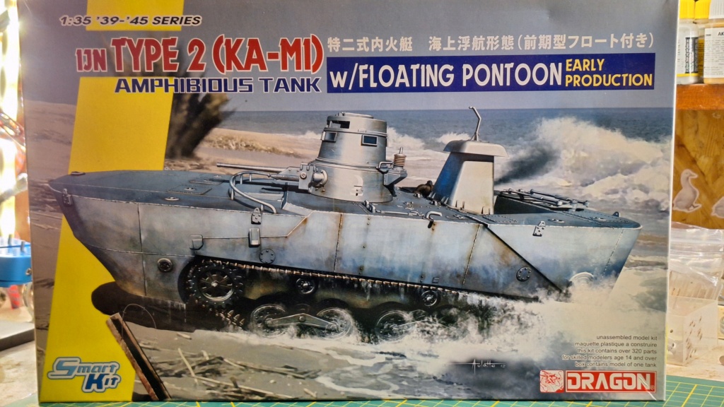 Ka-Mi Type2 char amphibie japonais----DRAGON 6916 20240110