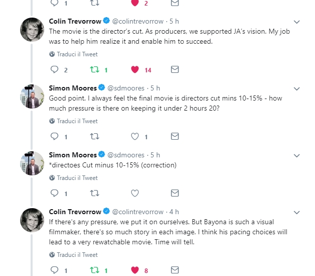 Colin Trevorrow's tweets. Djfmdf10