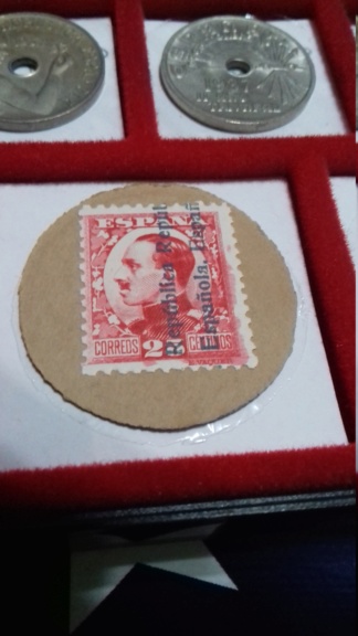 25 Centimos carton moneda , II Republica/Guerra Civil 20190712