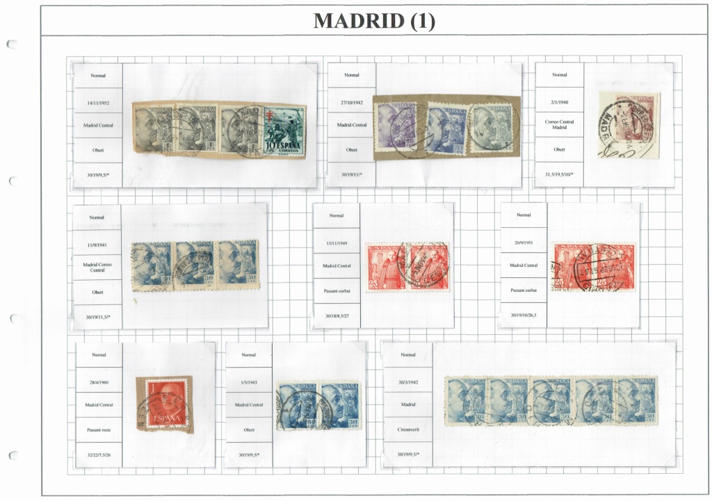 Como montar/guardar una colección de matasellos... Madrid10