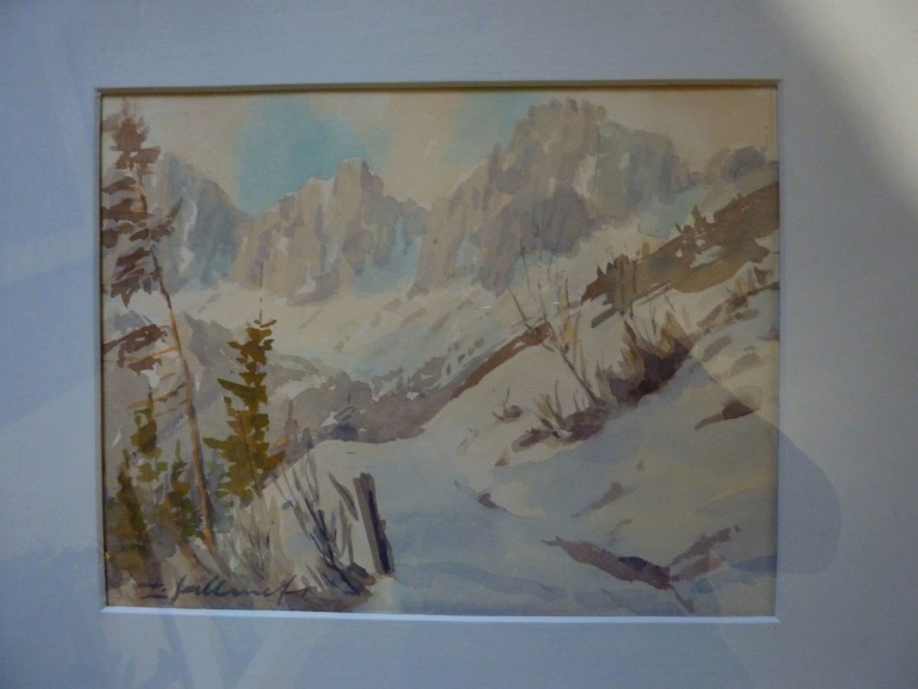 unidentified signature on Scandinavian? plein air watercolour 00610