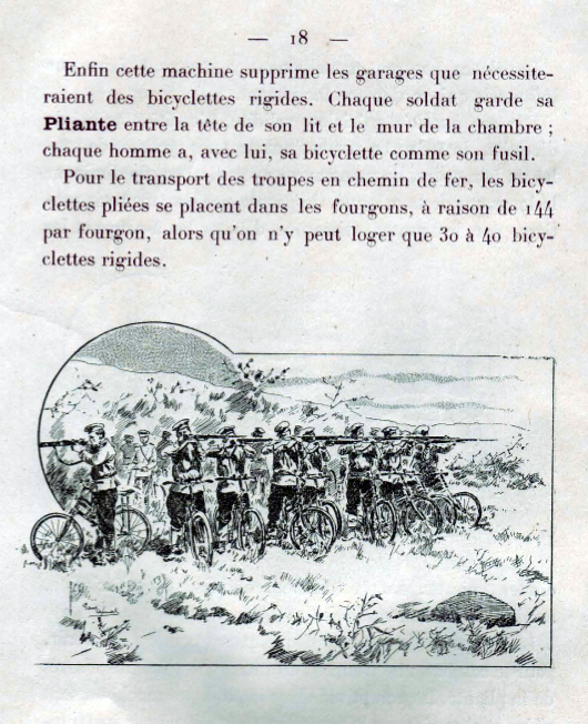 Peugeot - pliant Capitaine Gerard  ww1 1901_p13
