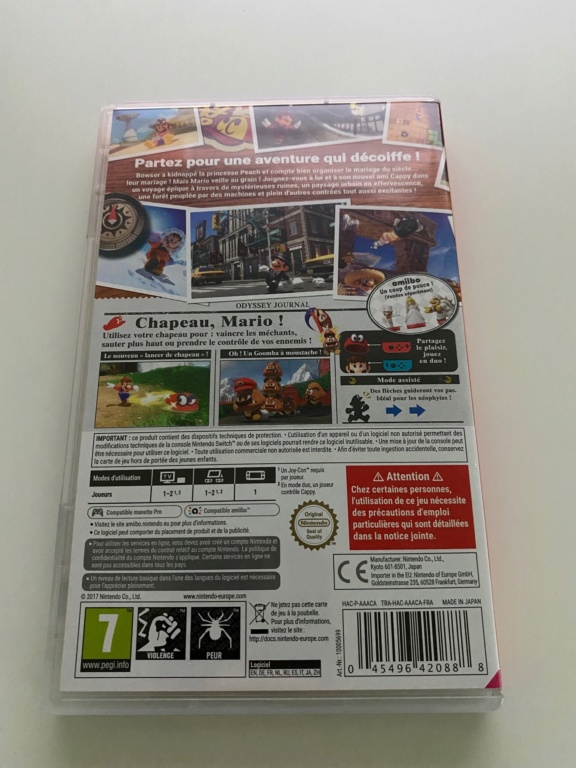 [Vendu] lot de deux jeux Switch : Super Mario Odyssey + Zelda Link's Awakening Img_4912
