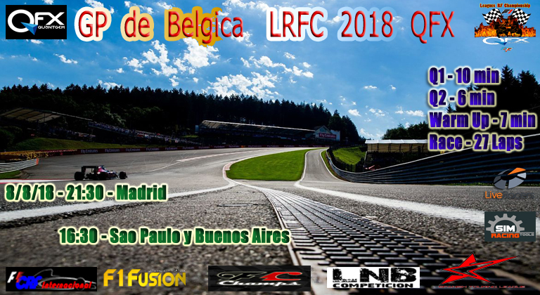 8/8/18  GP BELGICA LrFC 2018 QFX Cartel18