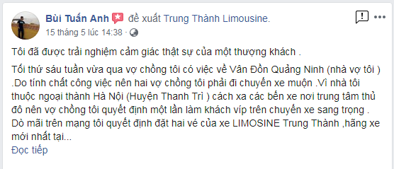 Đặt xe Limousine Hà Nội - Quảng Ninh 11110