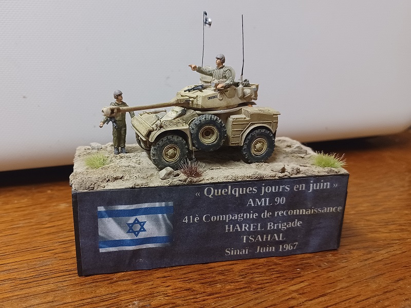  1967-Quelques jours en Juin N°2 - AML 90 IDF  ACE 1/72  Terminée 20230121