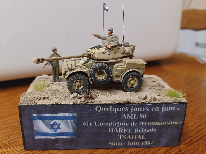  1967-Quelques jours en Juin N°2 - AML 90 IDF  ACE 1/72  Terminée 20230127