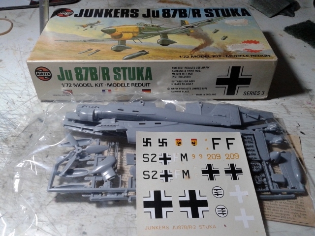 [Airfix] Junkers Ju 87 B-1 Stuka, (1957-1977) 20201019