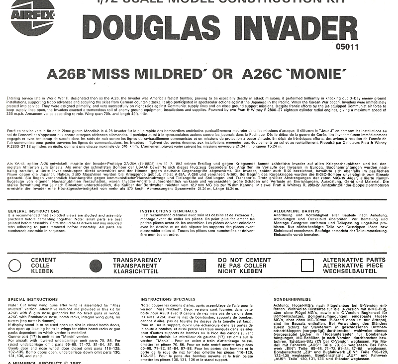 [Airfix] Le Douglas A-26 Invader (accomplissement d'une toquade d'antan)   FINI Plan_015