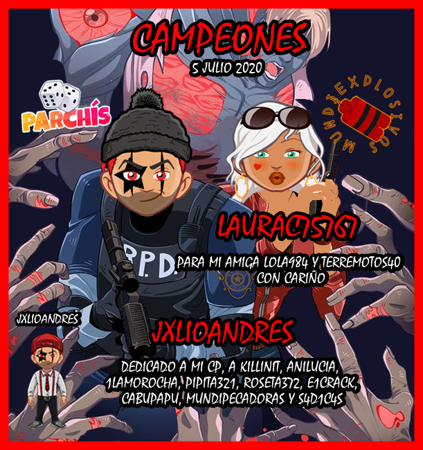  TROFEOS TORNEO PARCHIS PAREJAS - 5 JULIO 2020 Camp5j10