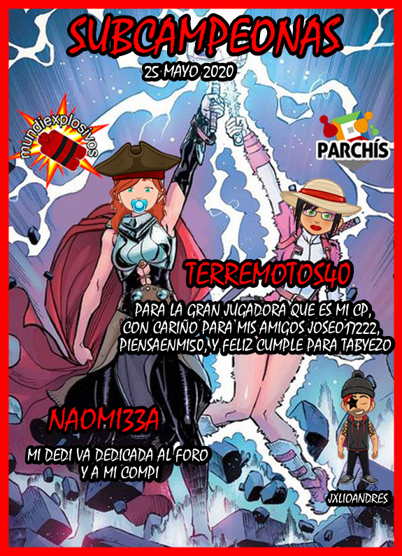 TROFEOS TORNEO ESPECIAL" DONACION DE NUESTRA AMIGA MINIBABY4" PARCHIS PAREJAS- 25 MAYO 2020  Subcam14