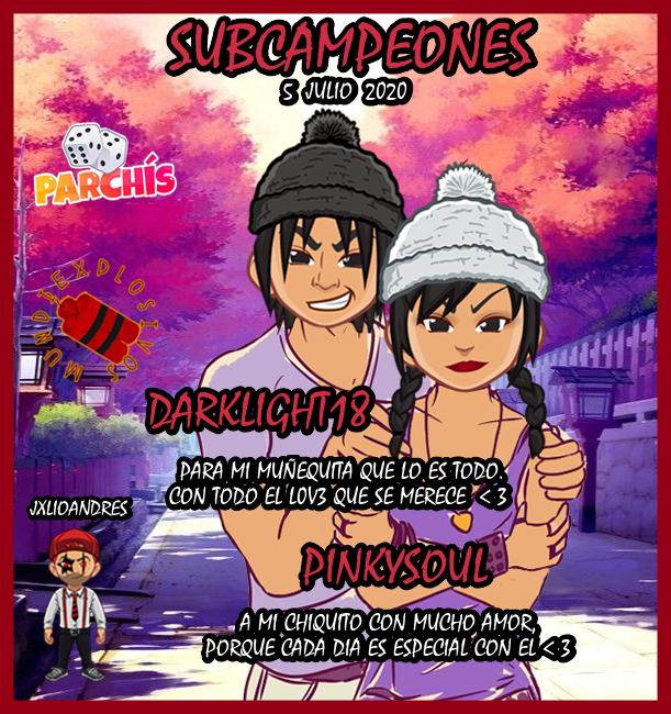  TROFEOS TORNEO PARCHIS PAREJAS - 5 JULIO 2020 Subcam23