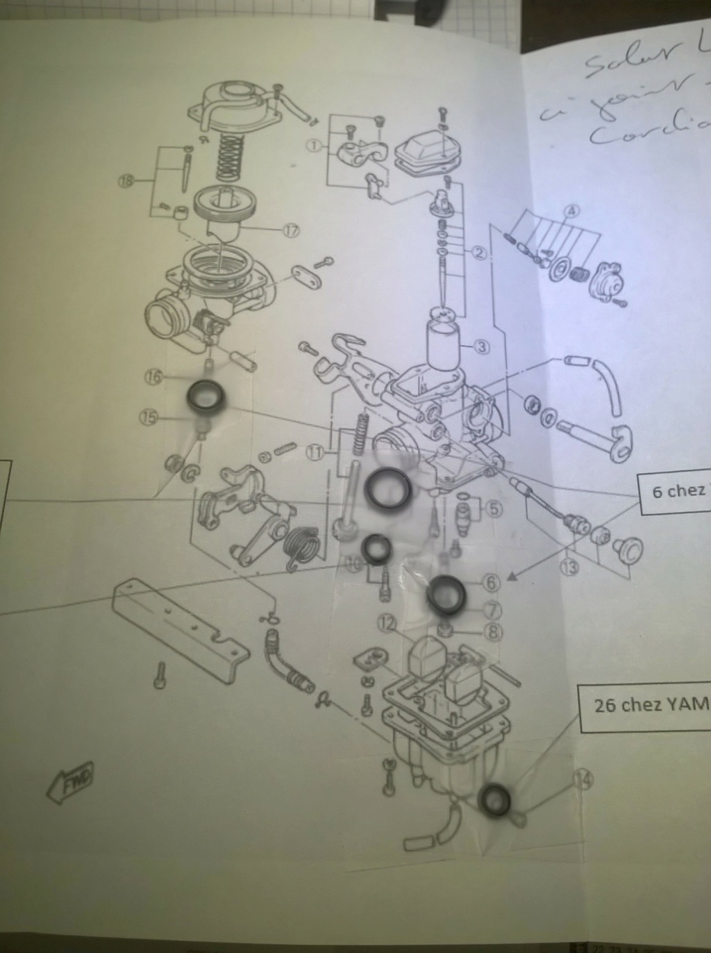Kit de reparation Carburateur Wp_20182