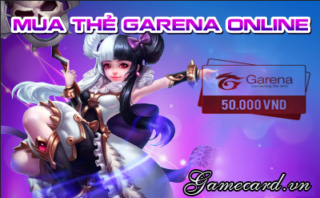 Mua Thẻ Garena Online chỉ trong 1 nốt nhạc Garena10