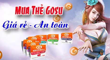 Mua thẻ Gosu tại Úc giá ưu đãi Gosu13