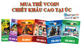 Mua thẻ Vcoin Online nhanh chóng - tiết kiệm ở Úc Vc511