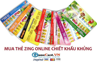 Mách game thủ nước ngoài mua thẻ Zing giá rẻ Zi010