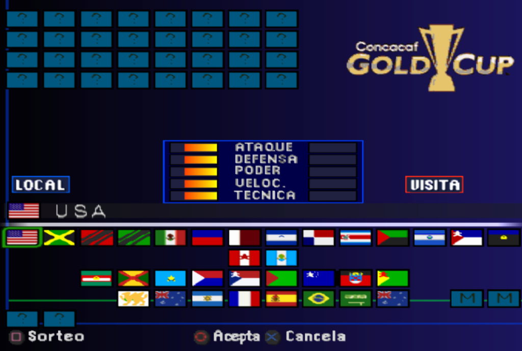 2023 - Copa Oro Concacaf 2023/ Gold Cup Menu10