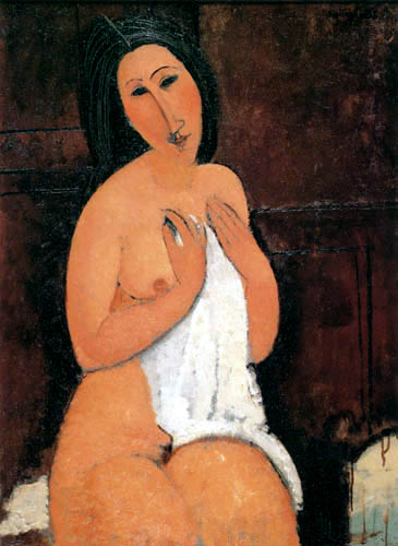 Sitzender Akt. Amedeo Modigliani 0108-012