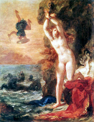 Perseo y Andrómeda. Eugene Delacroix 0306-014