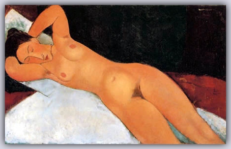 Desnudo con collar. Amedeo Modigliani Modigl11