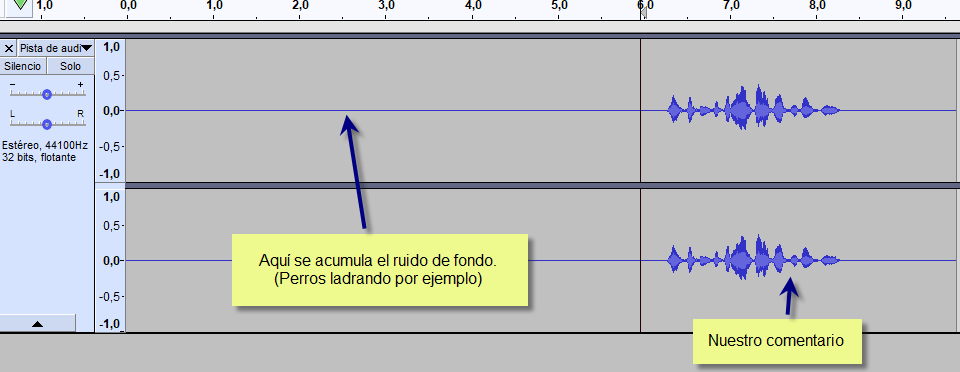 Cómo grabar y mejorar tu voz usando Audacity Audaci12