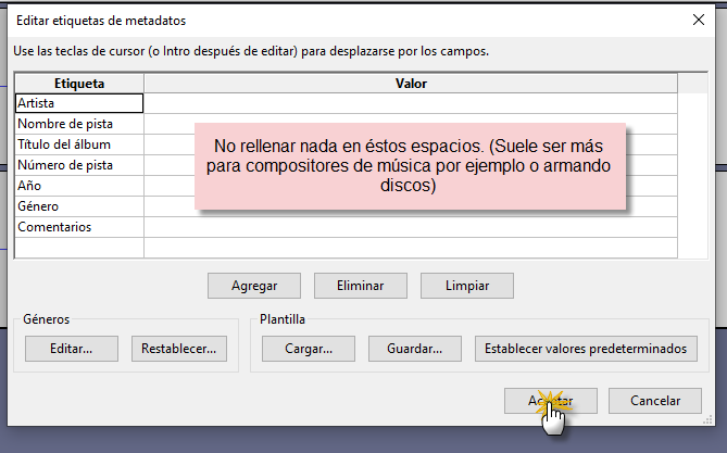 Cómo grabar y mejorar tu voz usando Audacity Audaci28