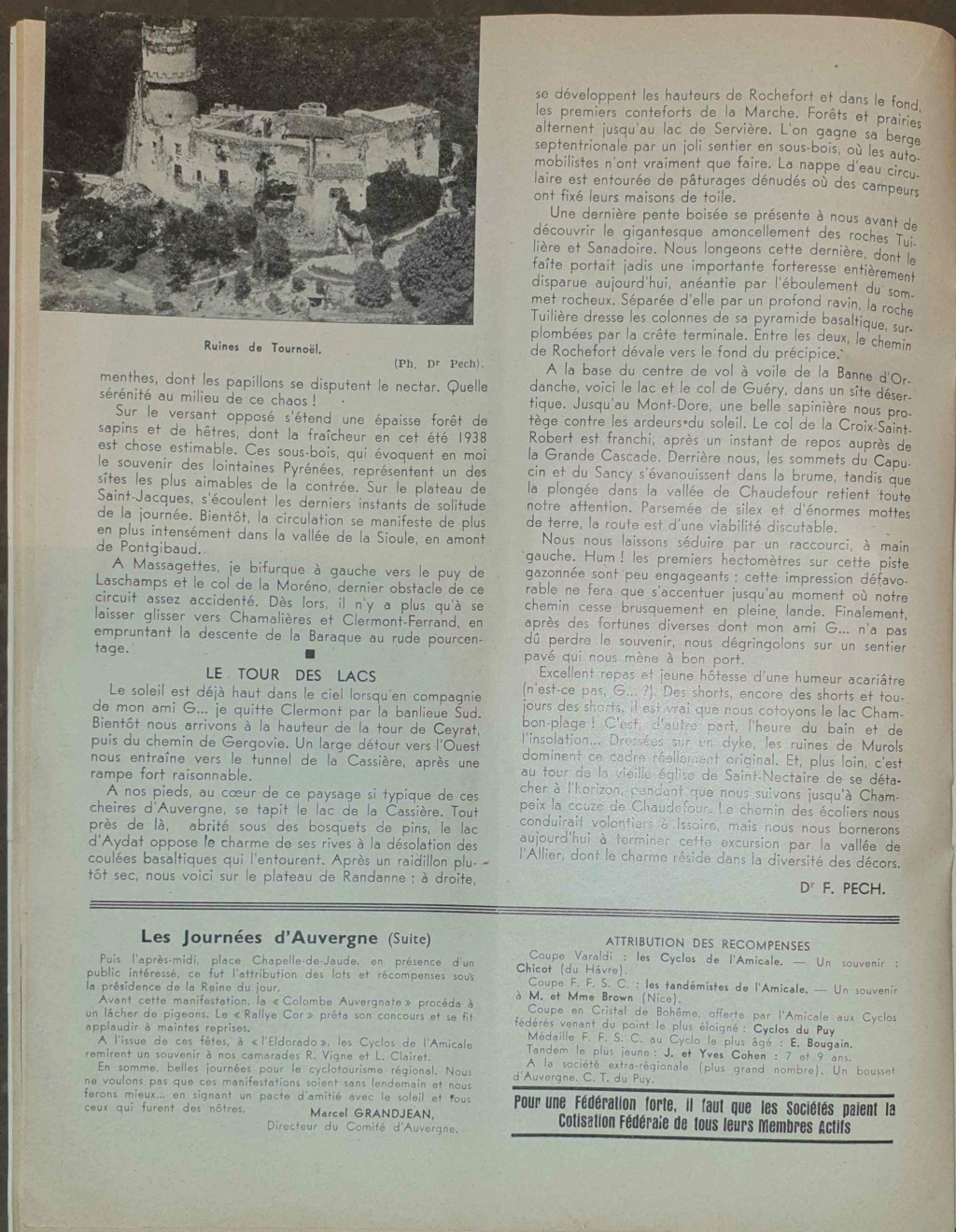 Cyclotourisme - Revue de la FFSC - No. 139 - Juin 1939 Cyclot34