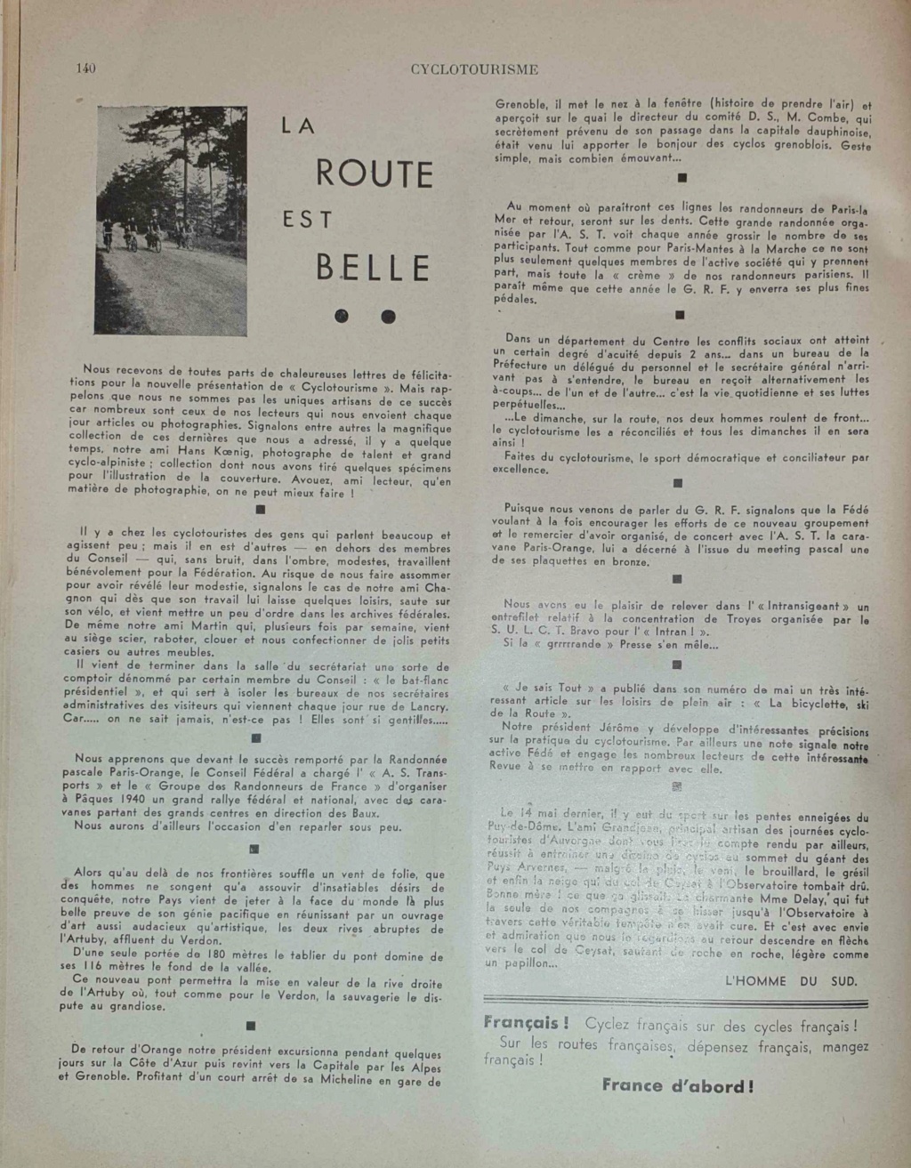Cyclotourisme - Revue de la FFSC - No. 139 - Juin 1939 Cyclot41