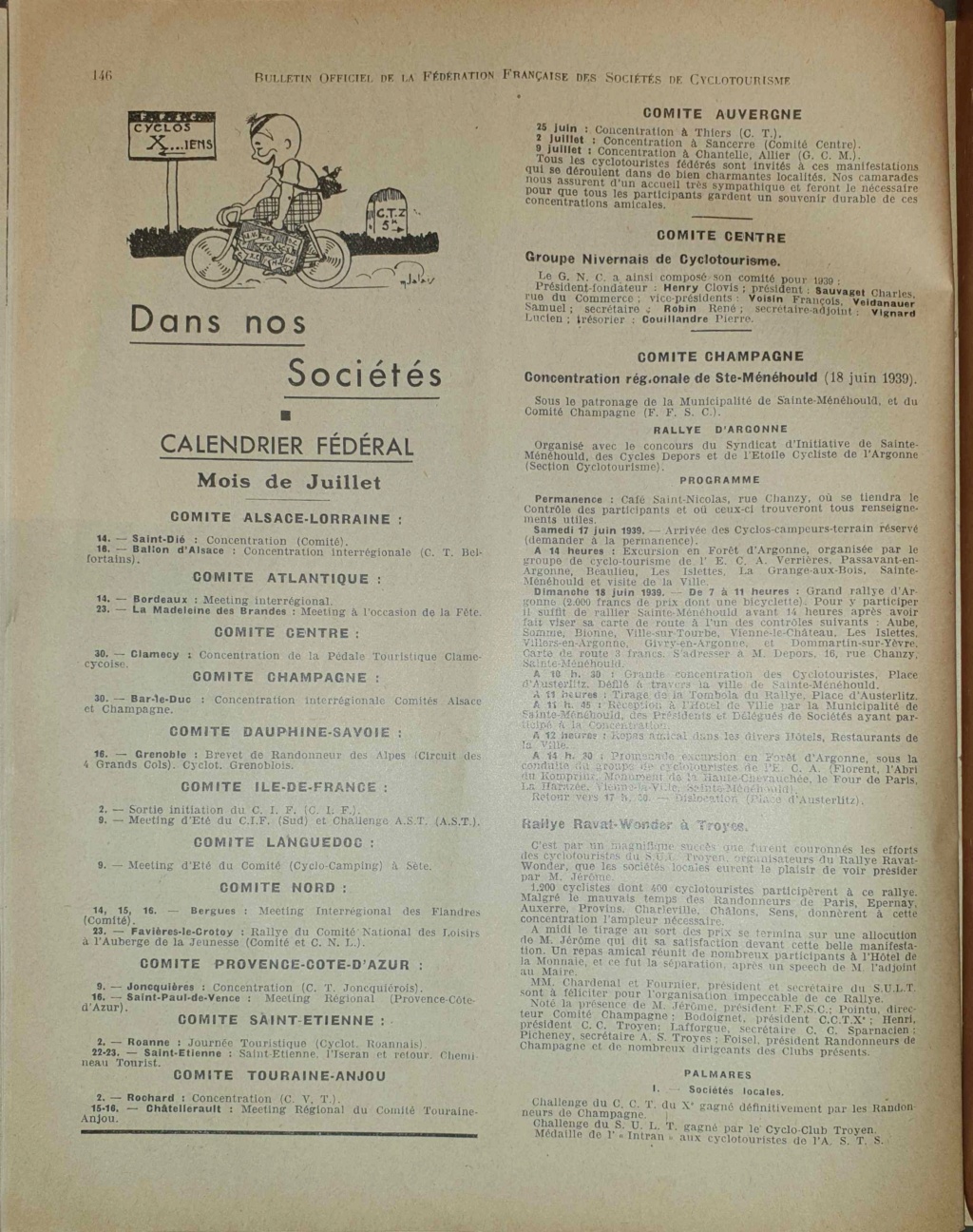 Cyclotourisme - Revue de la FFSC - No. 139 - Juin 1939 Cyclot47