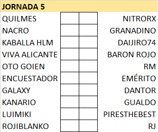 T22-23 Pronósticos Jornada 5 (10-11 Septiembre) 22-23_19