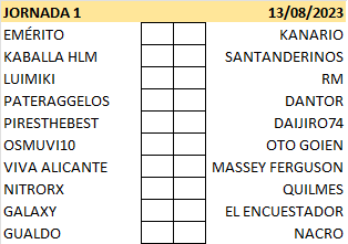 T23-24 Pronósticos Jornada 1 (12-13 Agosto) 23-24_11