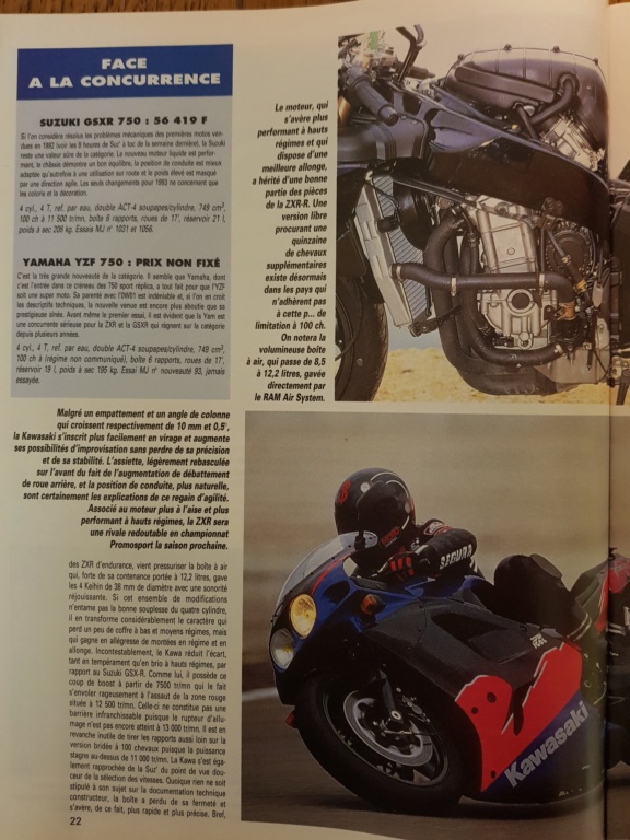 Articles moto journal 1993 zxr L 20221021