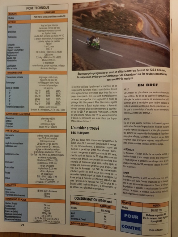 Articles moto journal 1993 zxr L 20221023