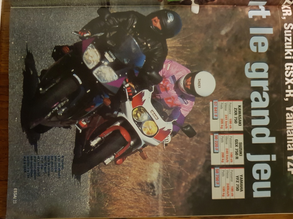 Articles moto journal 1993 zxr L 20221026