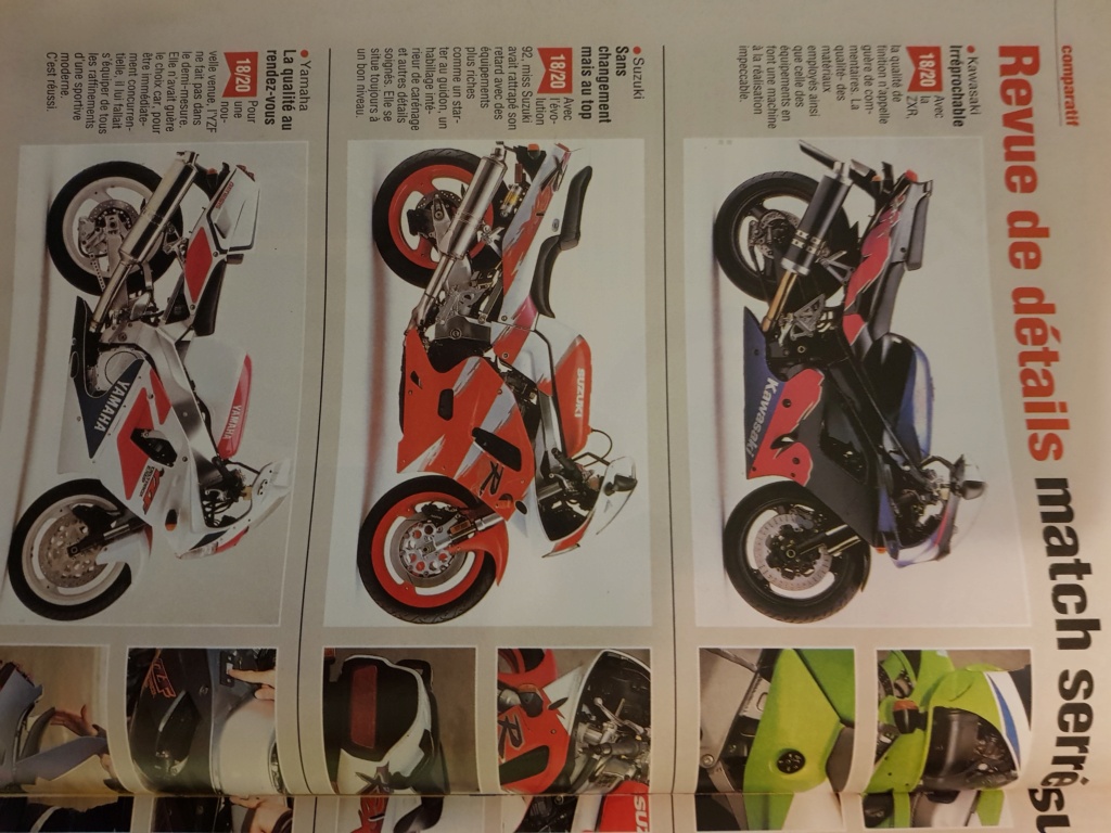Articles moto journal 1993 zxr L 20221032