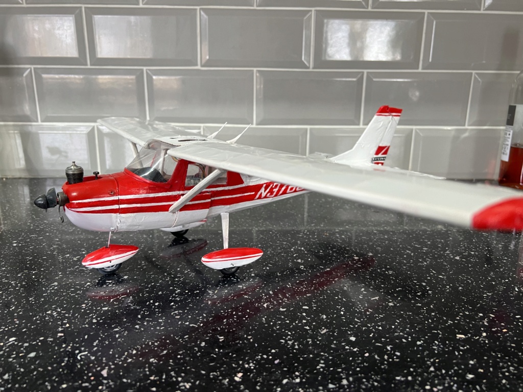 Cessna 150 ready for maiden ! Baa98f10