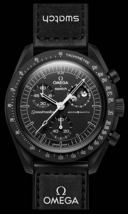 Montre noire Moonsw11