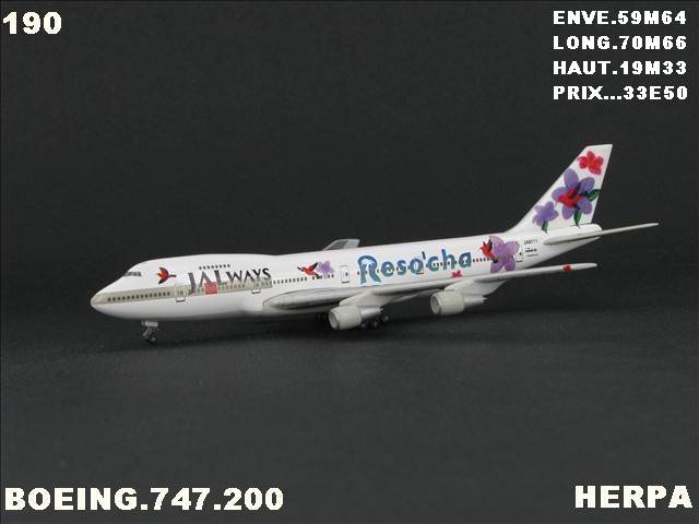 COLLECTION..avions de lignes..(herpa) - Page 2 190_bo11