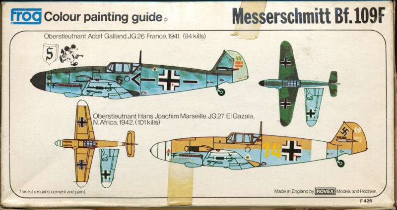 [FROG] MESSERSCHMITT Bf 109 F-4 1/72ème Réf F426 Img_0365