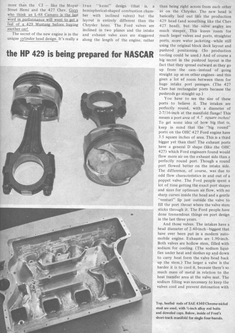 moteur - Serie: moteur historique le 429 NASCAR 1969 19694212